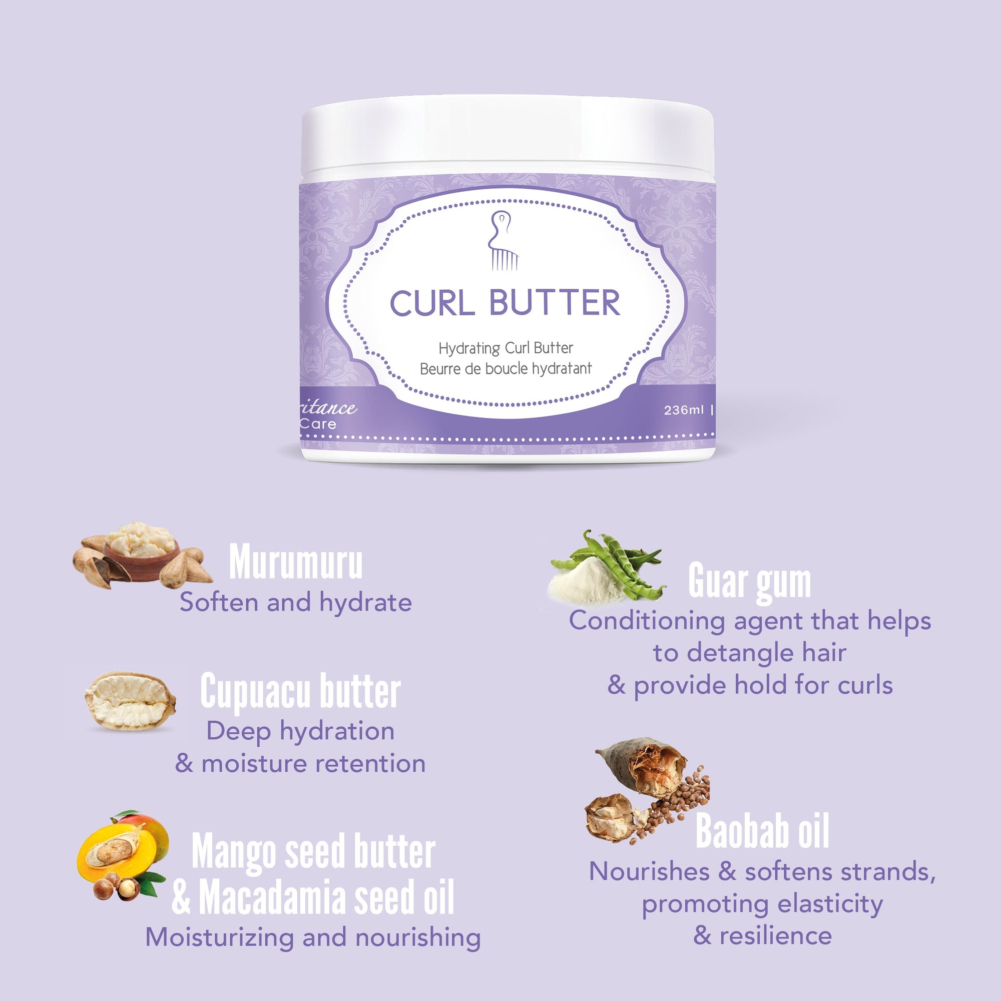Curl Butter (2oz) - Inhairitance Curl Spa