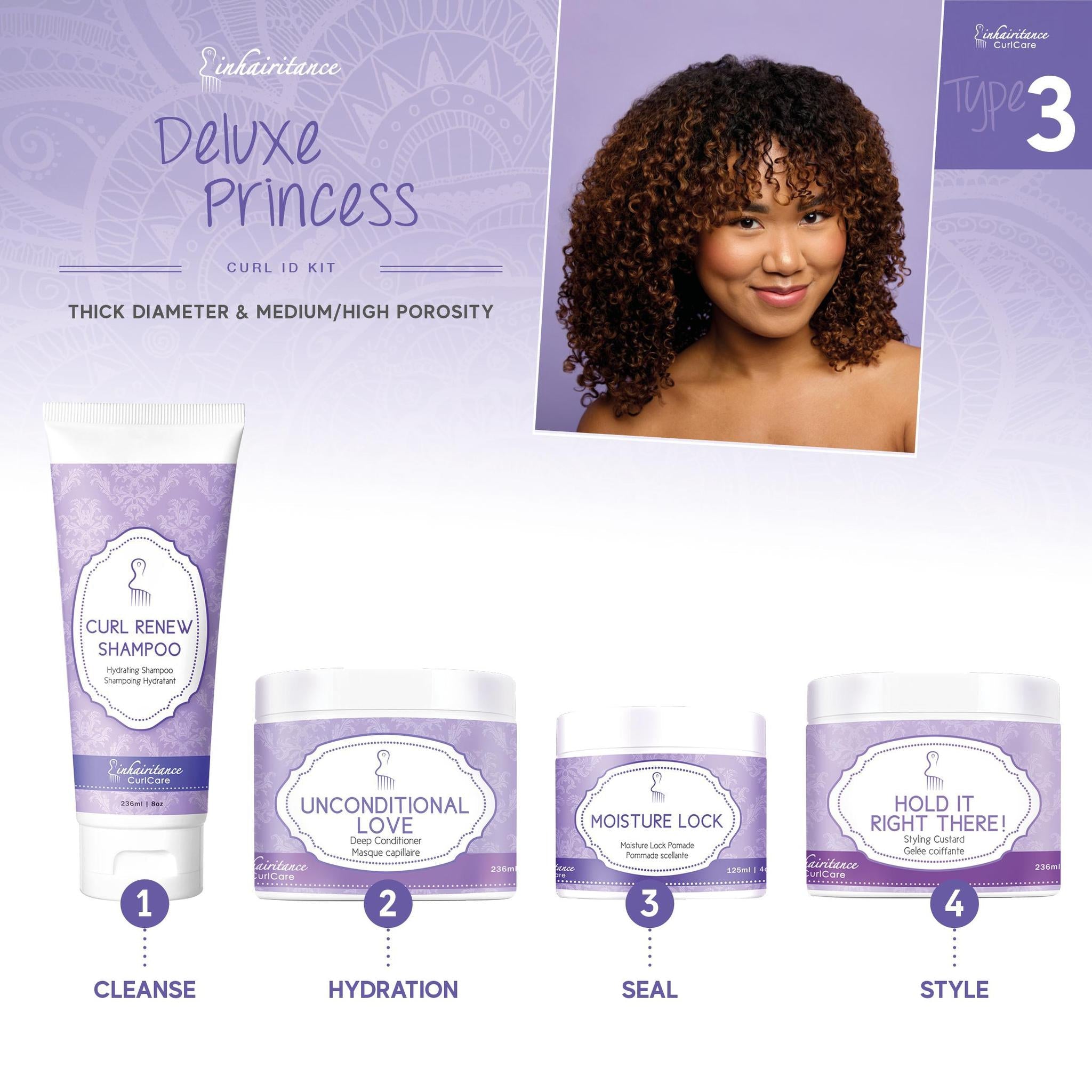 Curl ID Kit - Deluxe Princess - Inhairitance Curl Spa