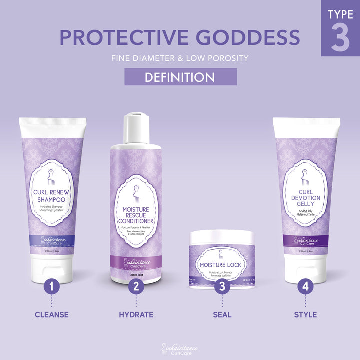 Curl ID Kit - Protective Goddess Type 3 - Inhairitance Curl Spa