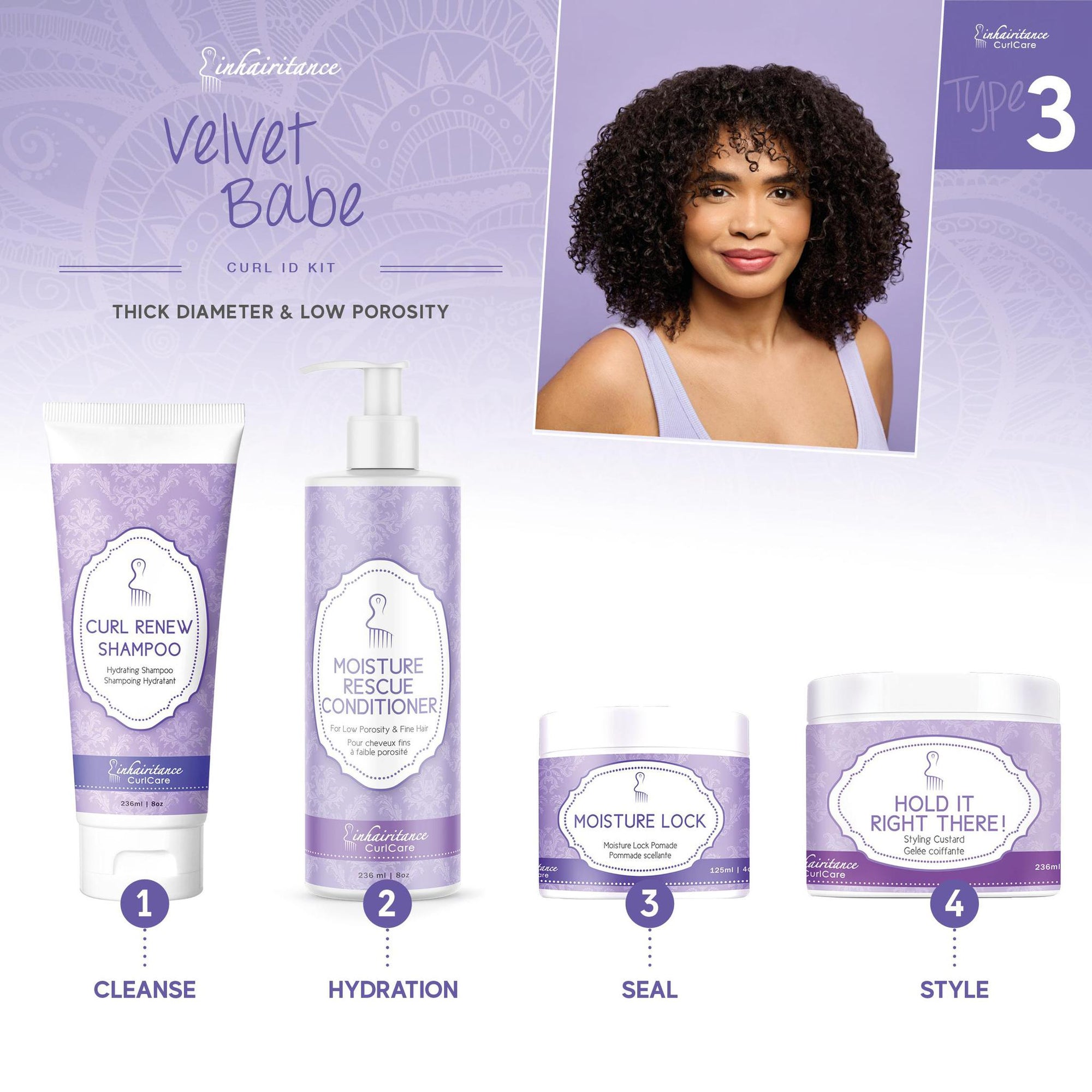 Curl ID Kit - Velvet Babe - Inhairitance Curl Spa