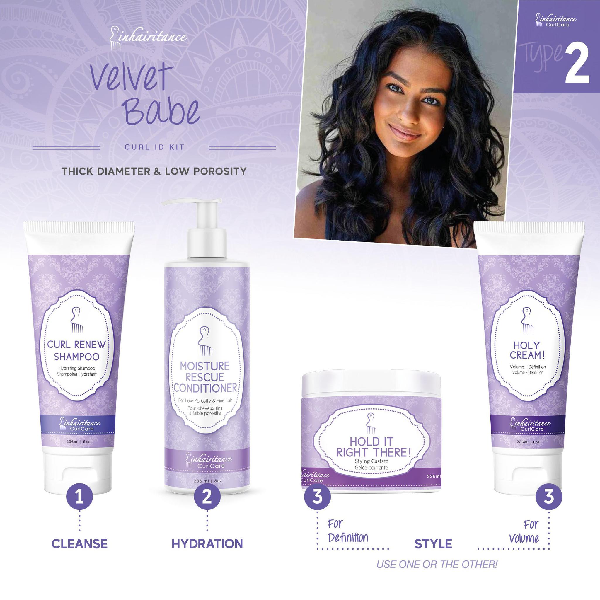 Curl ID Kit - Velvet Babe - Inhairitance Curl Spa