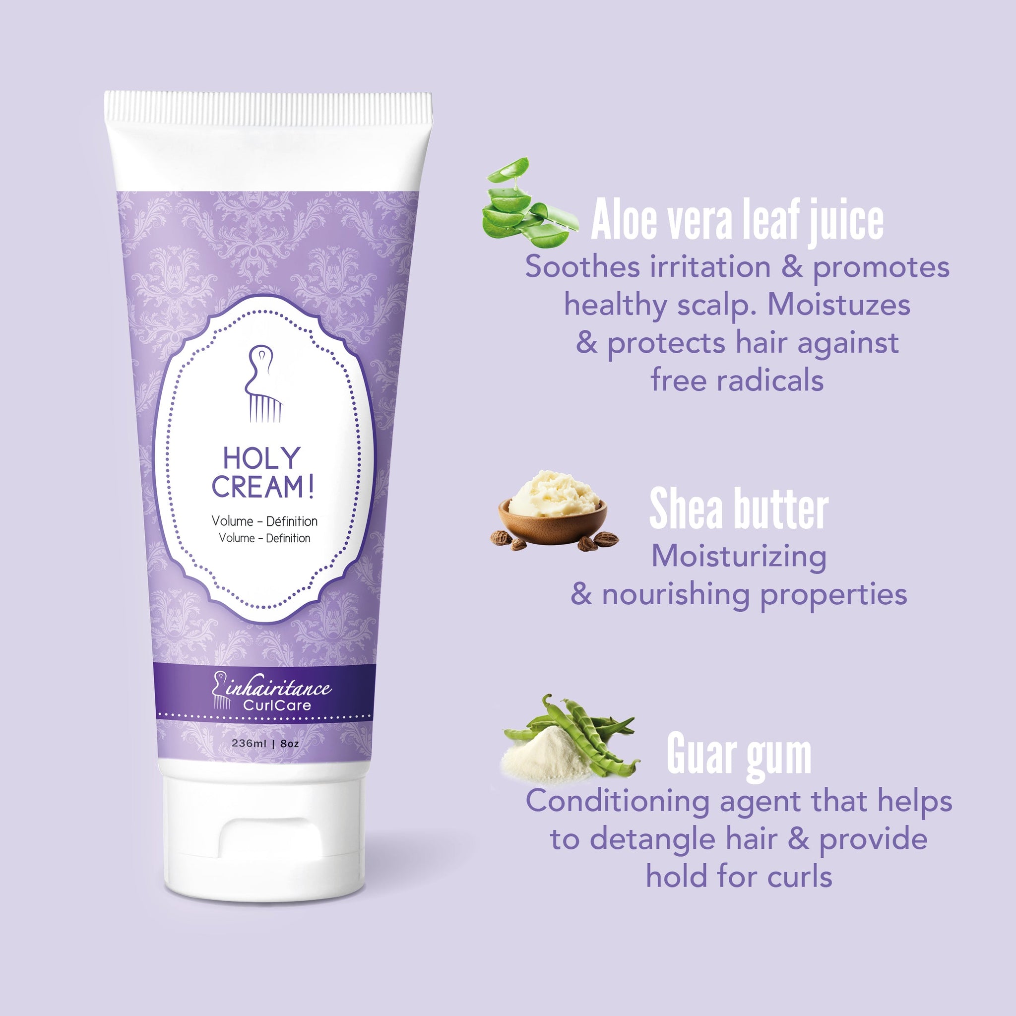 Holy Cream (8oz) - Inhairitance Curl Spa