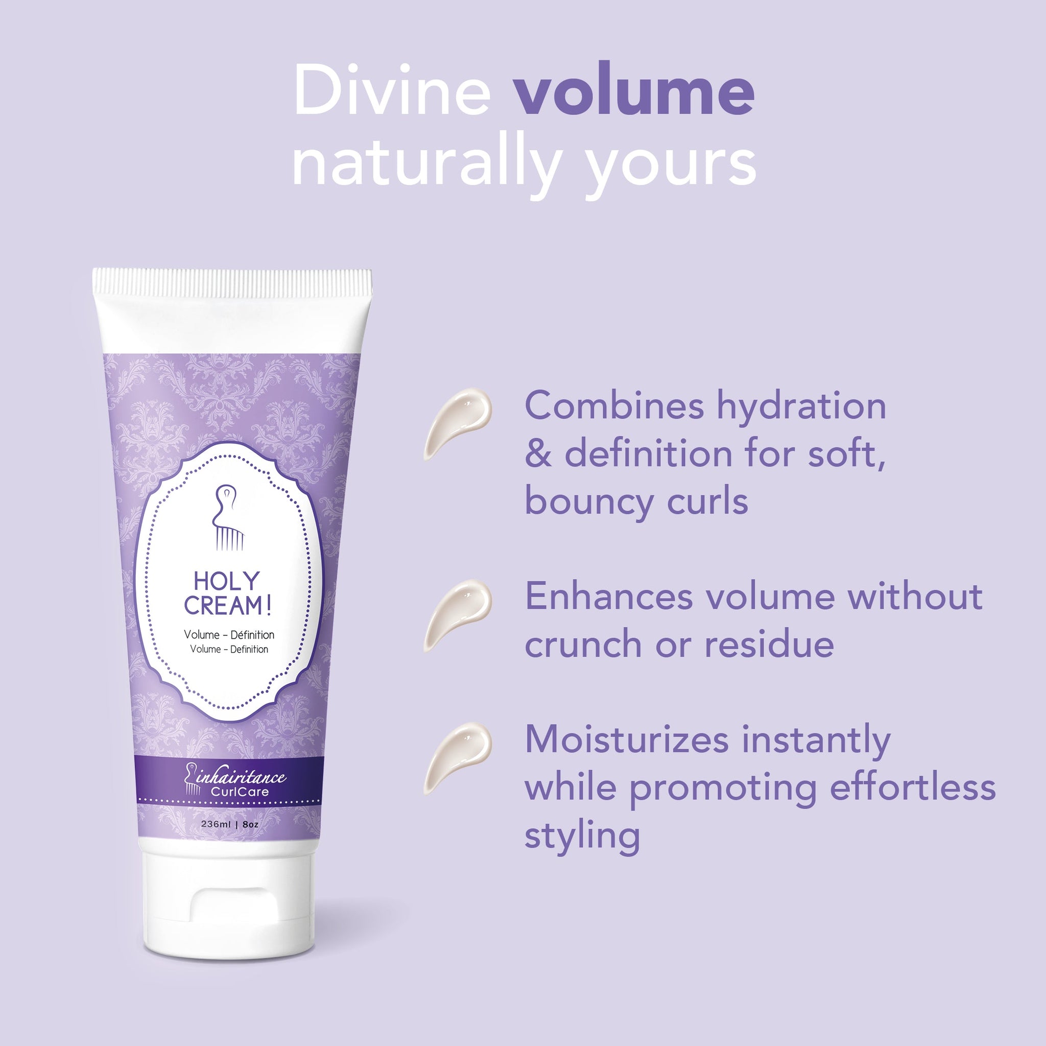 Holy Cream (8oz) - Inhairitance Curl Spa